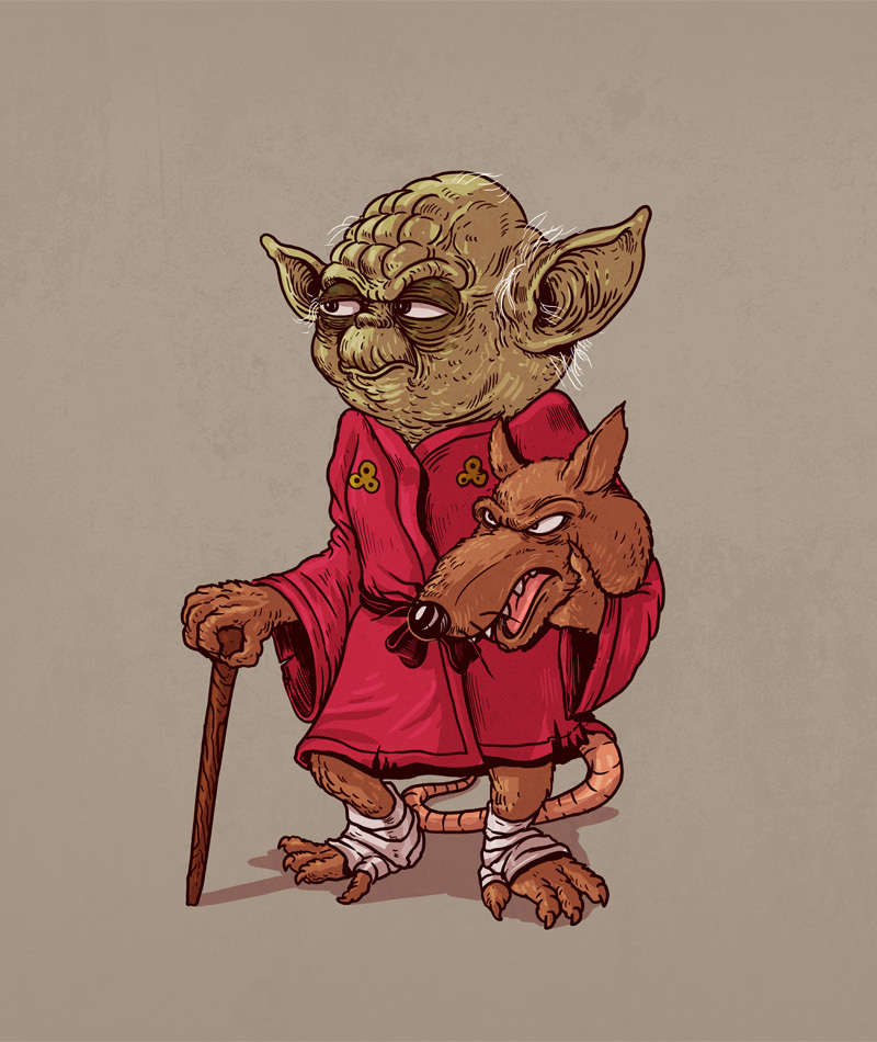 Illustration for article titled Cheeky Cartoonist Reveals the Secret Double Lives of Iconic Characters